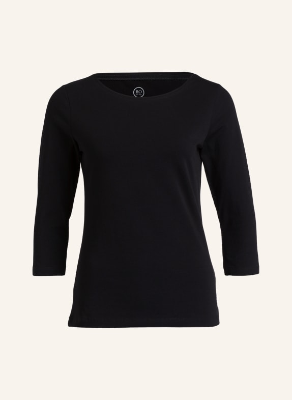 BOVIVA Shirt with 3/4 sleeve BLACK