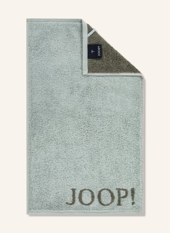 JOOP! Ręcznik dla gości CLASSIC DOUBLEFACE  CIEMNOZIELONY/ JASNOZIELONY