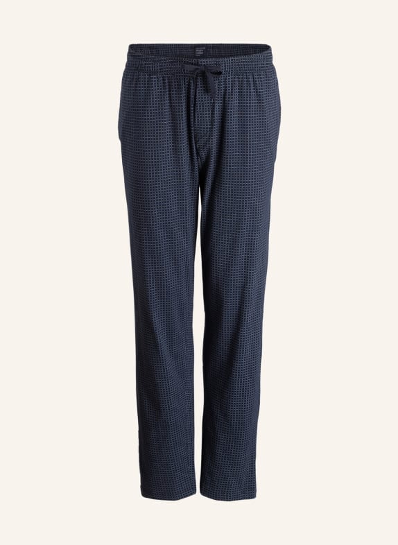 SCHIESSER Spodnie od piżamy MIX+RELAX GRANATOWY/ JASNONIEBIESKI