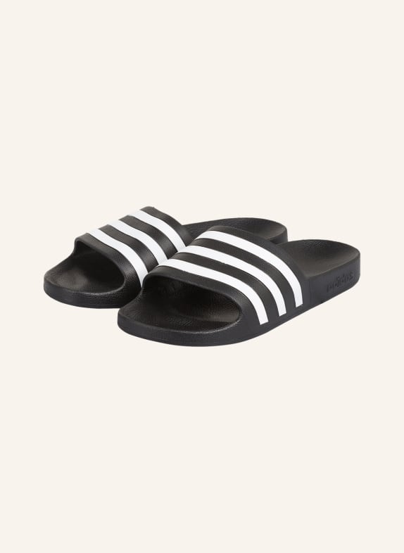 adidas Slides ADILETTE AQUA BLACK/ WHITE