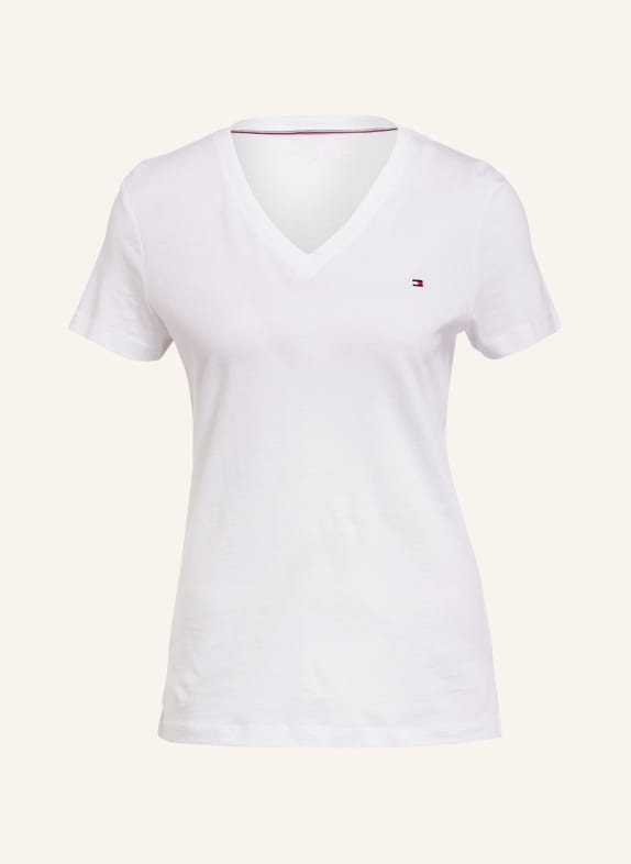 TOMMY HILFIGER T-Shirt HERITAGE WEISS