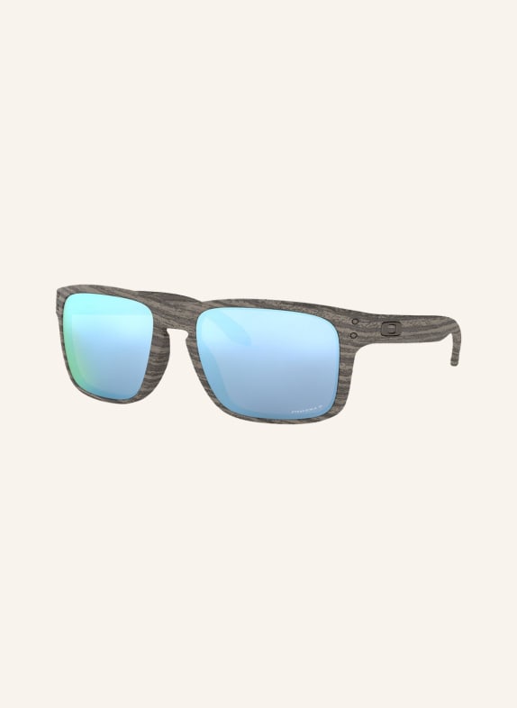OAKLEY Sunglasses HOLBROOK 9102J9 - BEIGE/ BLUE MIRRORED