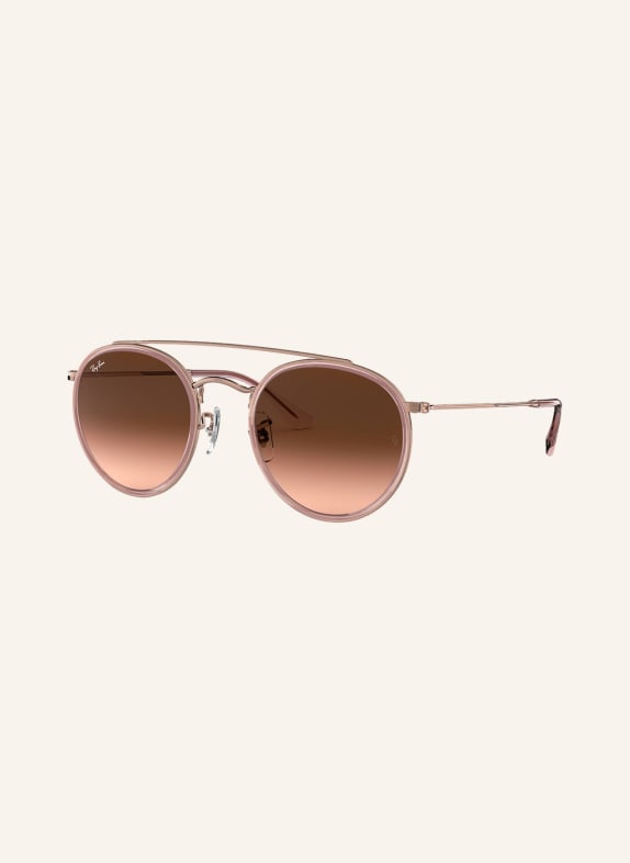 Ray-Ban Sonnenbrille RB3647N ROUND 9069A5 - ROSÉGOLD/ BRAUN VERLAUF