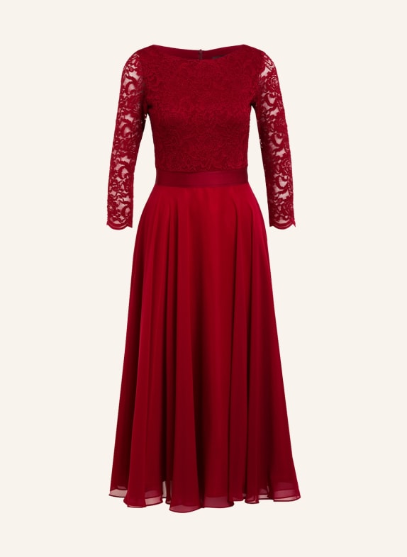 SWING Cocktailkleid mit Spitzenbesatz
