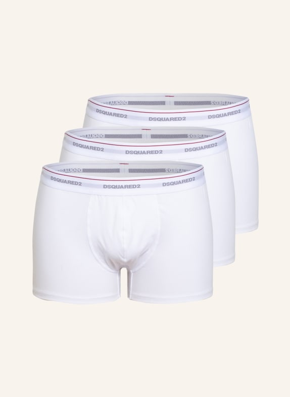 DSQUARED2 3-pack boxer shorts WHITE