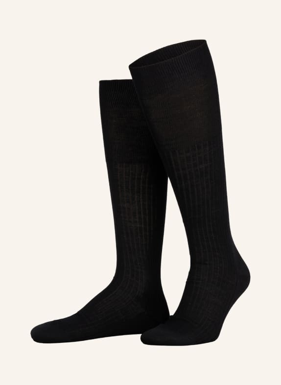 FALKE Knee socks LUXURY NO. 7 3000 BLACK