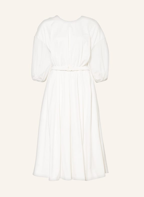 MONCLER Dress in mixed materials WHITE