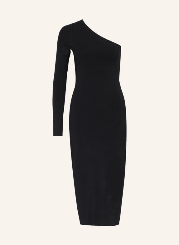 VICTORIA BECKHAM One-shoulder dress BLACK
