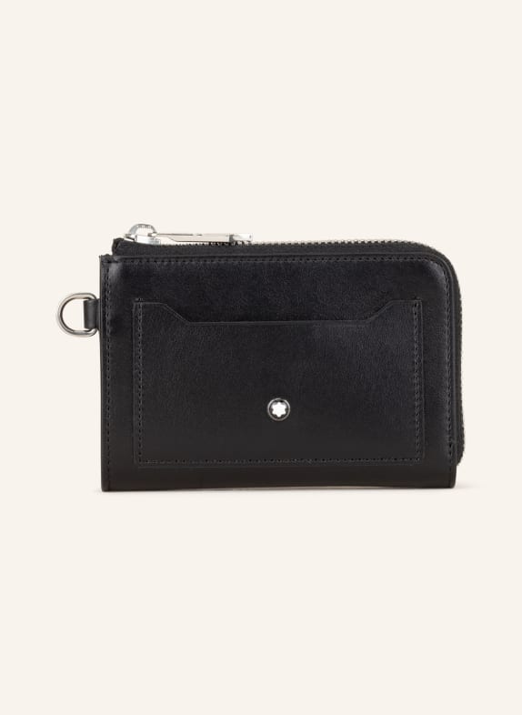 MONTBLANC Card holder MEISTERSTÜCK with coin compartment BLACK