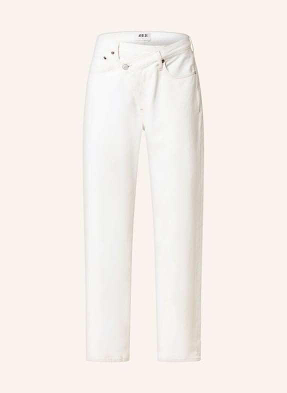 AGOLDE Straight Jeans Paste white