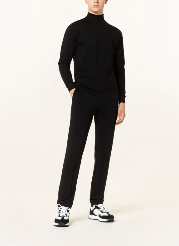 Stefan Brandt Tricou cu guler rulat ELI NEGRU