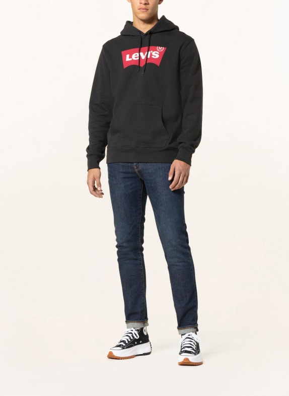 Levi's® Oversized hoodie ZWART / ROOD
