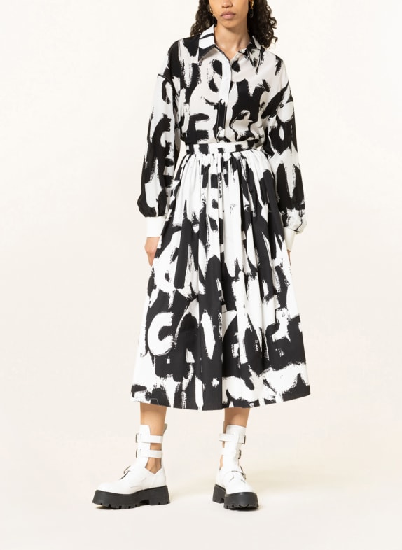 Alexander McQUEEN Koszula oversize z jedwabiu