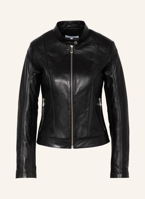 MRS & HUGS Leather jacket BLACK