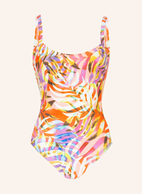 Lidea Badeanzug CIRCUS WEISS/ ORANGE/ LILA