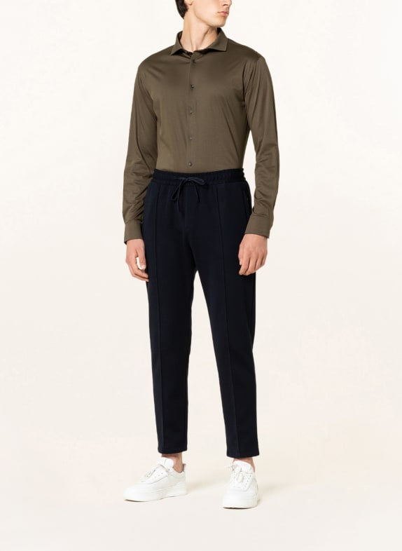 ARTIGIANO Jersey-skjorte Classic Fit KHAKI