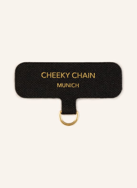 CHEEKY CHAIN MUNICH Smartphone-Inlay SCHWARZ/ GOLD