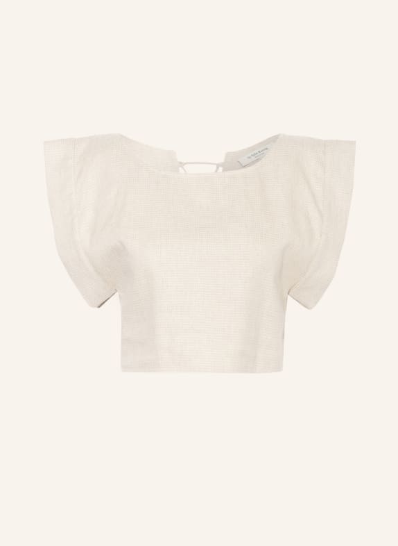 by Aylin Koenig Cropped top YUNA with linen BEIGE