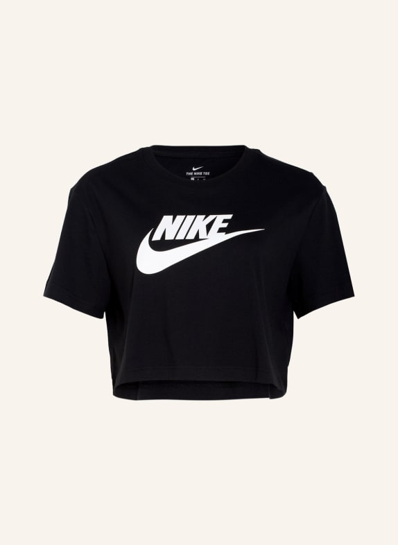 Nike Cropped-Shirt ESSENTIAL SCHWARZ/ WEISS