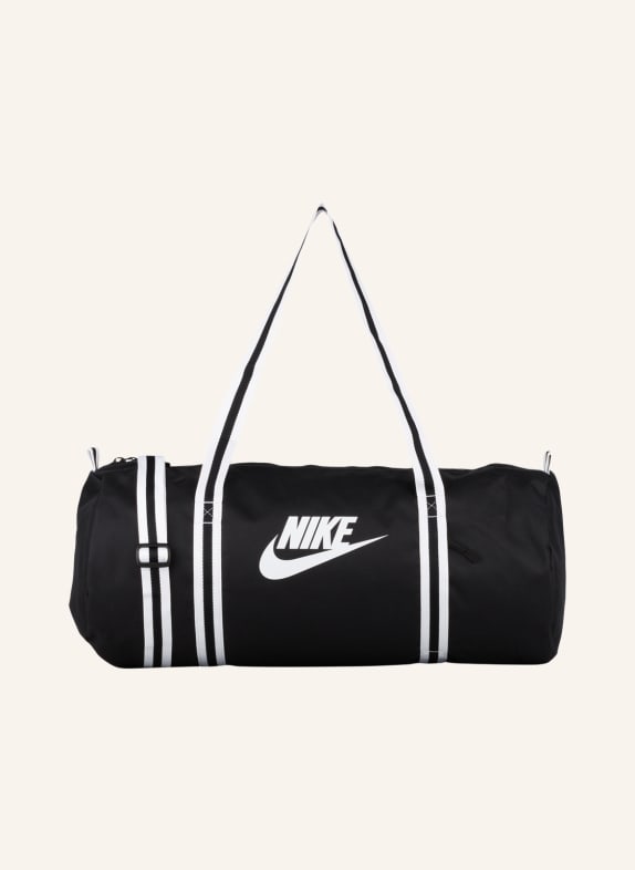 Nike Sportovní taška HERITAGE ČERNÁ/ BÍLÁ