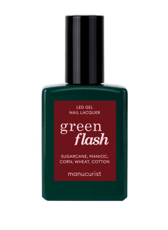 manucurist GREEN FLASH - LED NAIL LACQUER RED HIBISCUS