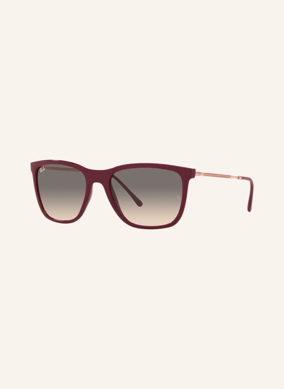 Ray-Ban Sonnenbrille RB4344 653432 - DUNKELROT/ GRAU VERLAUF