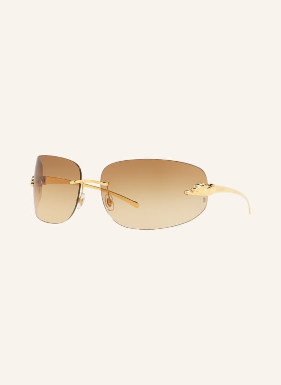Cartier Sunglasses CT0062S 72 - GOLD/BROWN GRADIENT