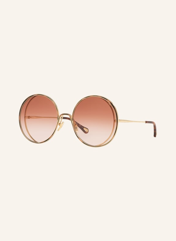 Chloé Sunglasses CH 0037S 2300P2 - GOLD/ ORANGE GRADIENT