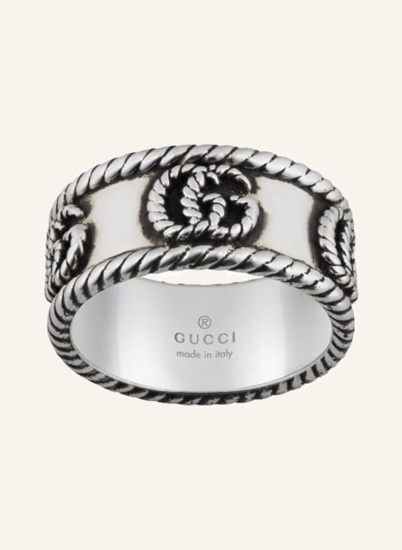 GUCCI Ring GG MARMONT SILBER
