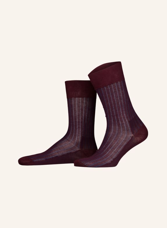 FALKE Ponožky SHADOW 8595 schwarzkirsche