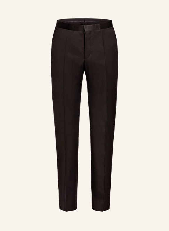BOSS Tuxedo trousers LEDAN regular fit BLACK