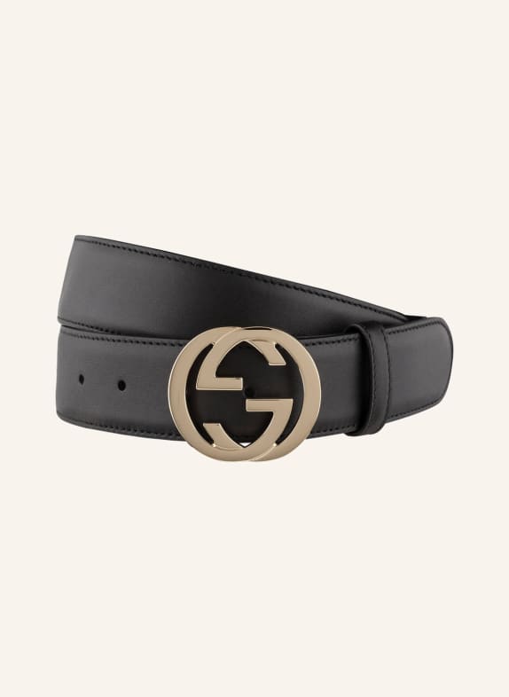 GUCCI Leather belt GG