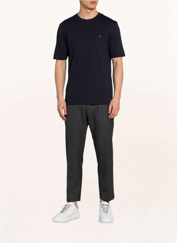 FYNCH-HATTON T-shirt DONKERBLAUW