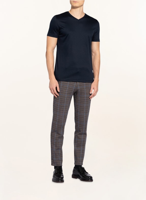van Laack T-shirt PIUS DONKERBLAUW