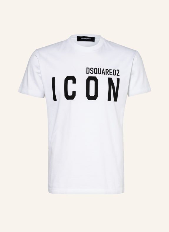 DSQUARED2 T-Shirt ICON WEISS/ SCHWARZ