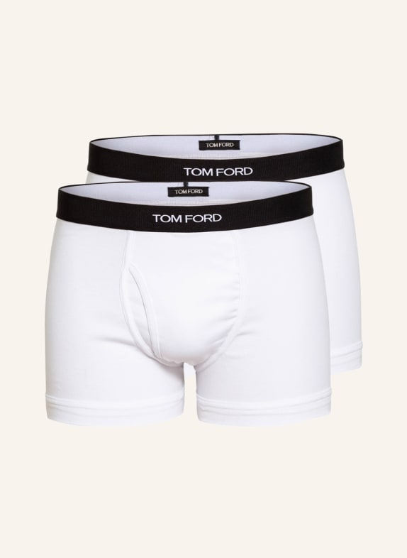 TOM FORD 2-pack boxer shorts WHITE/ BLACK
