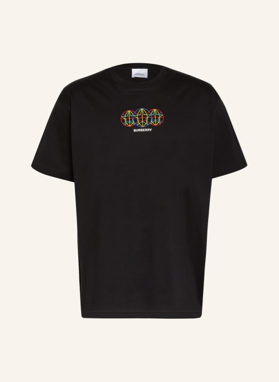 BURBERRY T-shirt TUNBURY CZARNY