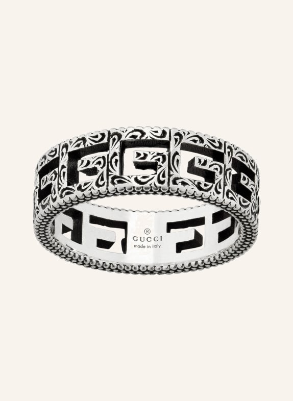 GUCCI Ring G CUBE SILVER