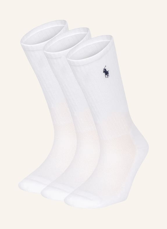 POLO RALPH LAUREN 3-pack socks WHITE