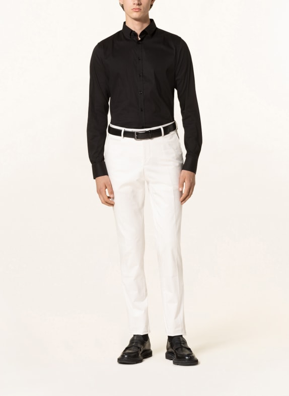 Q1 Manufaktur Overhemd SANDRO Extra Slim Fit ZWART