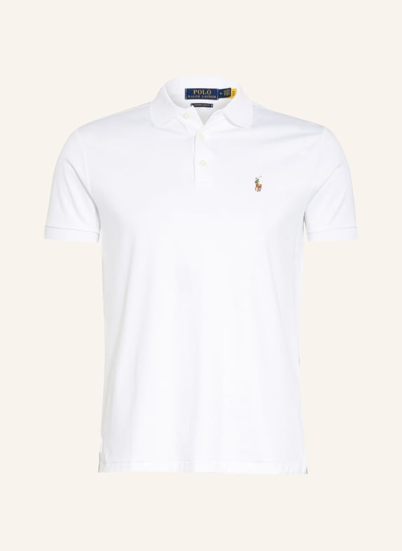 POLO RALPH LAUREN Jersey polo shirt custom slim fit WHITE