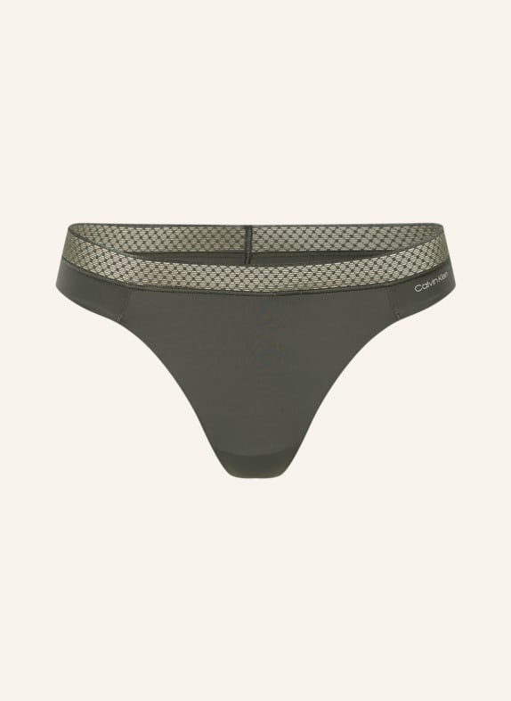 Calvin Klein String SEDUCTIVE COMFORT KHAKI