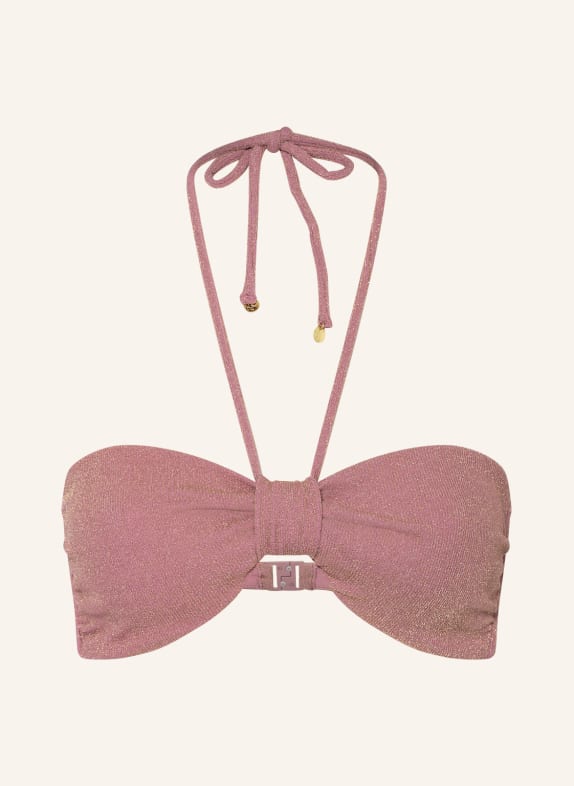 LOVE Stories Bandeau-Bikini-Top BLOSSOM mit Glitzergarn