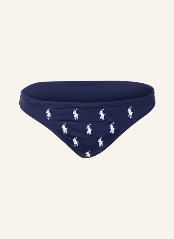 POLO RALPH LAUREN Dół od bikini LOGO ICONS GRANATOWY
