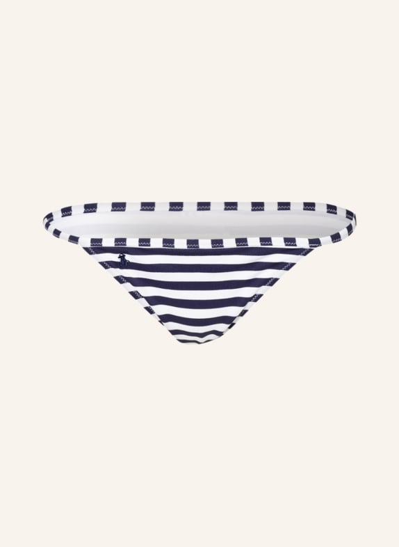 POLO RALPH LAUREN Bikini bottoms PIQUE STRIPE DARK BLUE/ WHITE