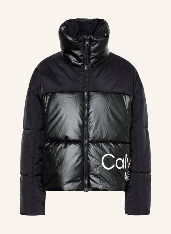 Calvin Klein Jeans Oversized quilted jacket with Primaloft® insulation BLACK