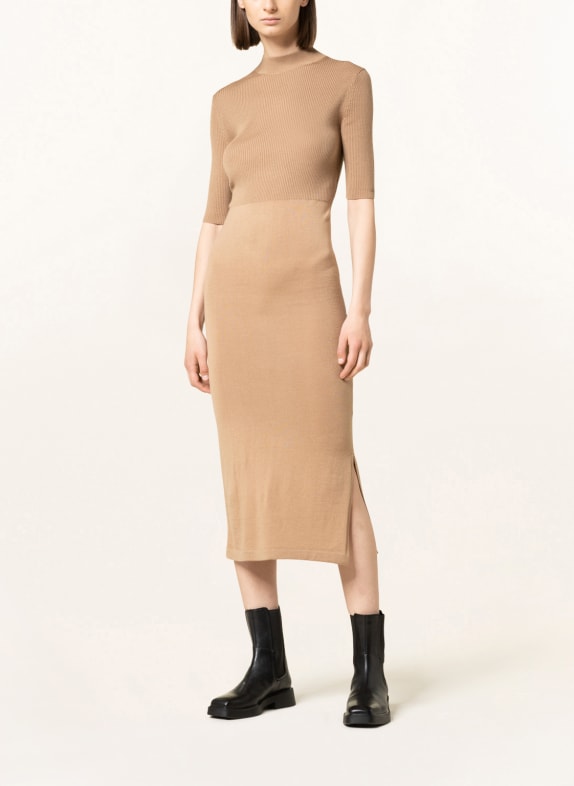 Calvin Klein Sukienka dzianinowa z wełny merino