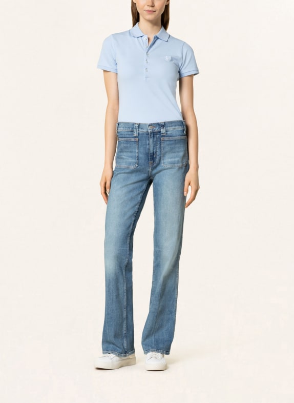 POLO RALPH LAUREN Piqué poloshirt LICHTBLAUW