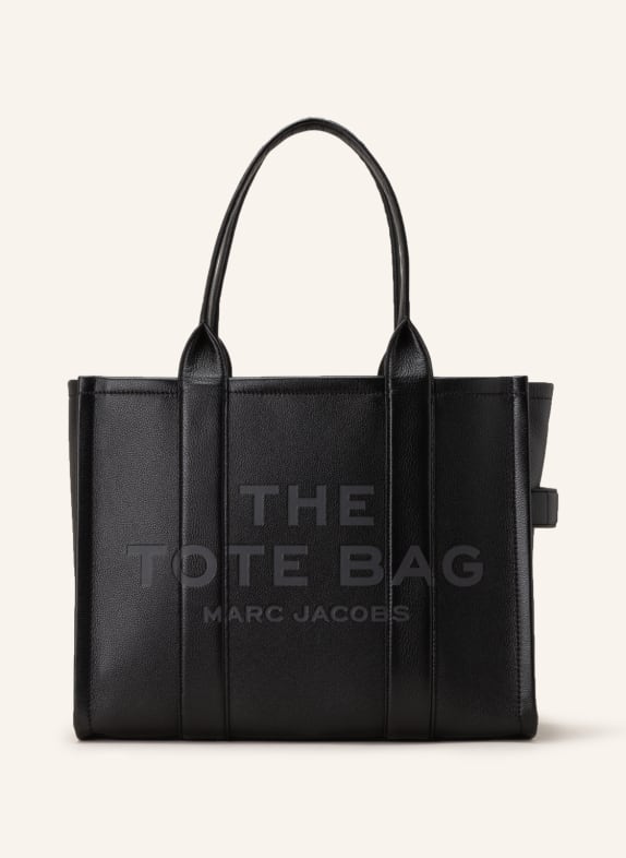 MARC JACOBS Shopper THE LARGE TOTE BAG LEATHER SCHWARZ