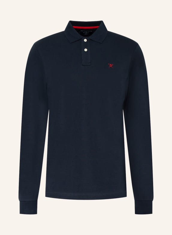 HACKETT LONDON Piqué-Poloshirt Slim Fit DUNKELBLAU
